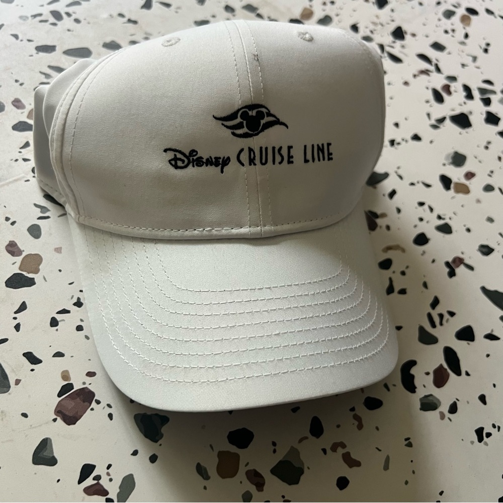 White Disney Cruise Line Nike Athletic Baseball Cap